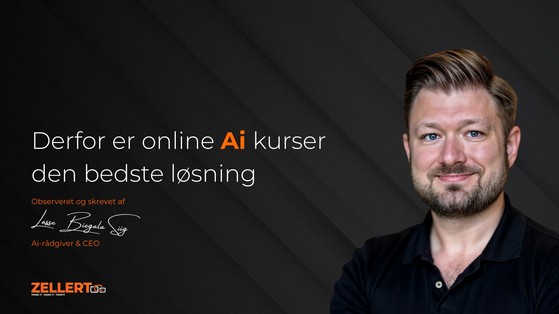 Person der lærer Ai online – illustrerer fleksibelt online Ai-kursus frem for fysisk kursus
