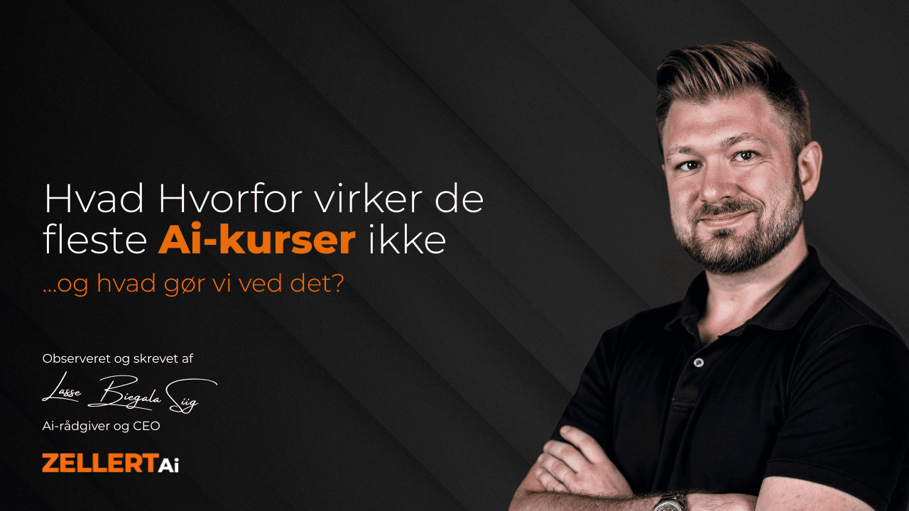 Lasse Siig faciliterer Ai-workshop for virksomhed